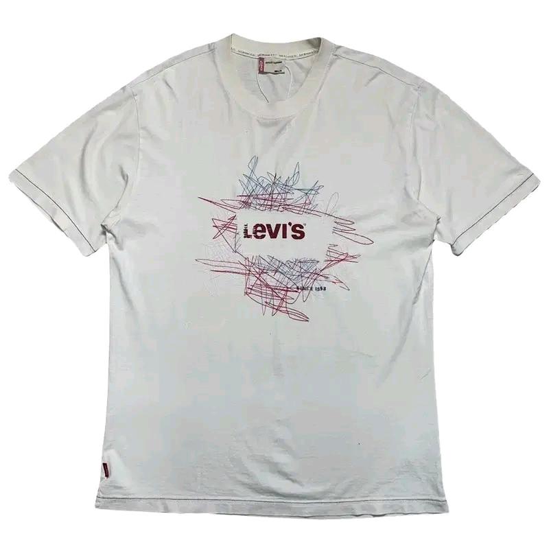 LEVI'S 자수 프린팅 티셔츠 L 2