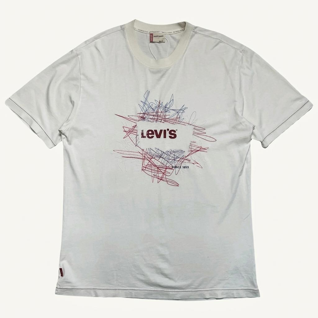 LEVI'S 자수 프린팅 티셔츠 L 1