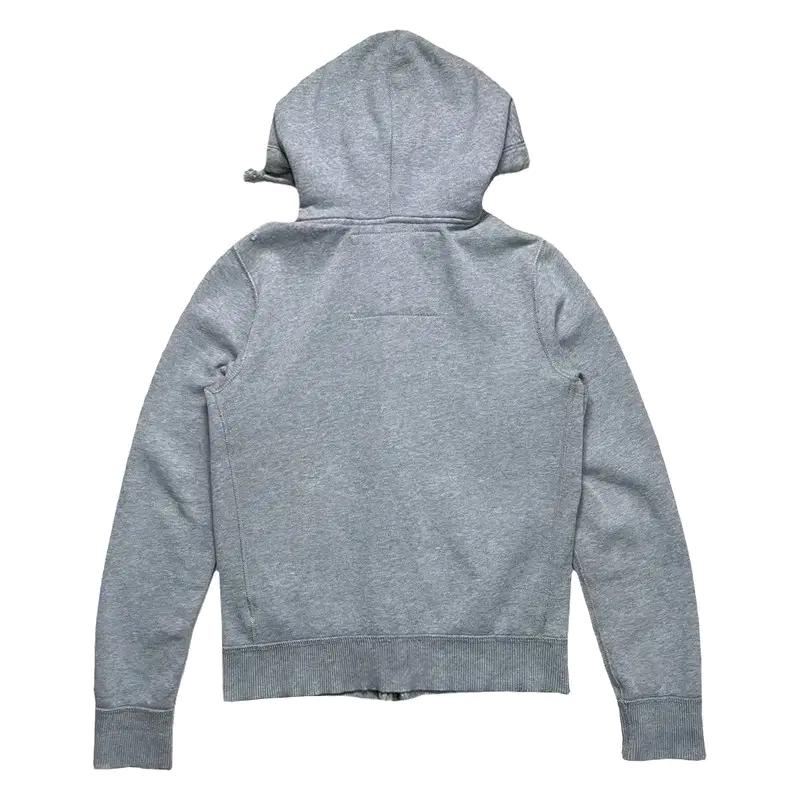ABERCROMBIE & FITCH 로고 후드집업 그레이 L 7