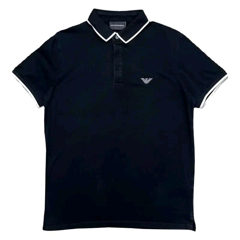 EMPORIO ARMANI 카라티 블랙 M 2