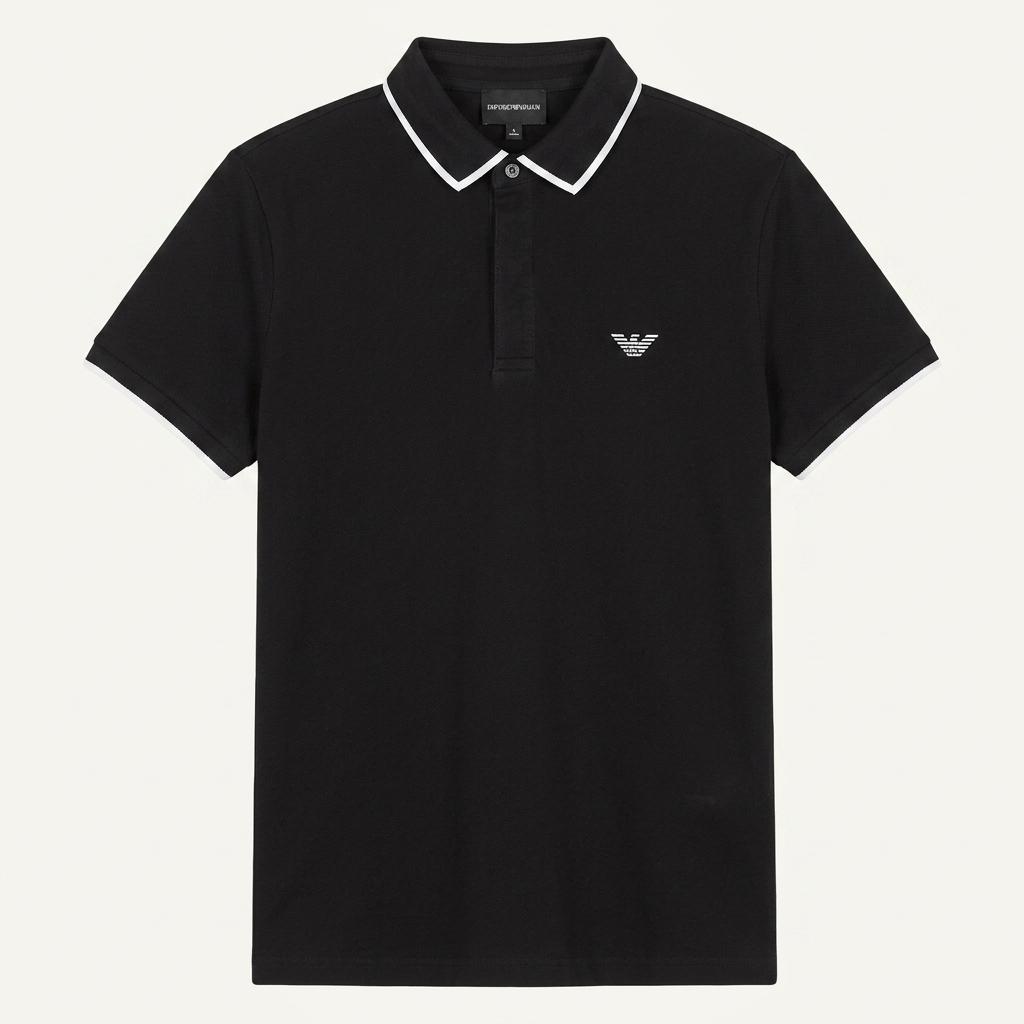 EMPORIO ARMANI 카라티 블랙 M 1