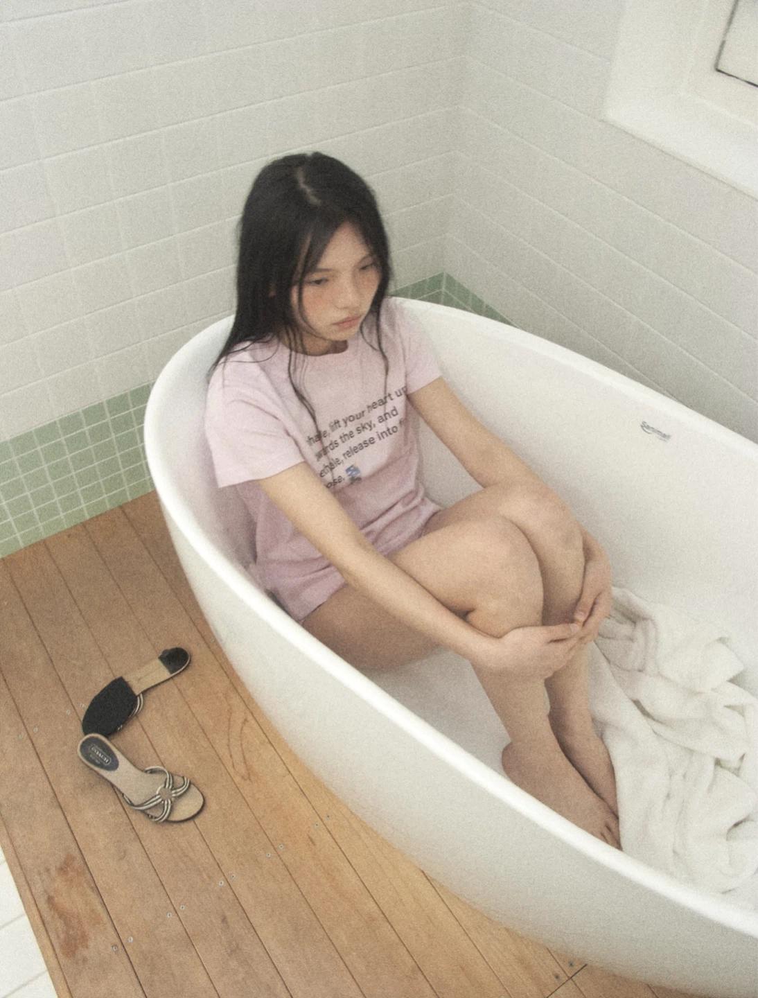 영마일웨어 / relax. exe 릴렉스 티셔츠 핑크 5