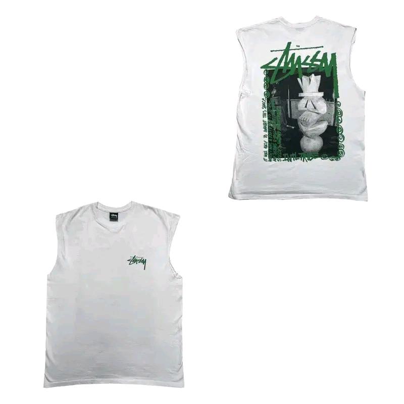 STUSSY 반팔 티 화이트 L (리폼) 2