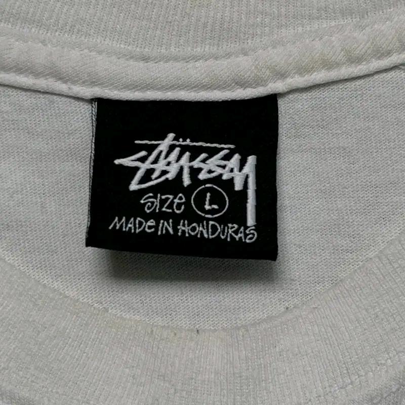 STUSSY 반팔 티 화이트 L (리폼) 6