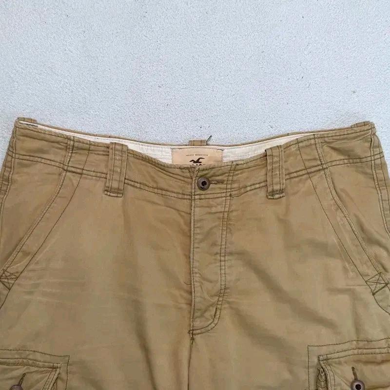 홀리스터 카고 하프 팬츠 베이지 36 4
