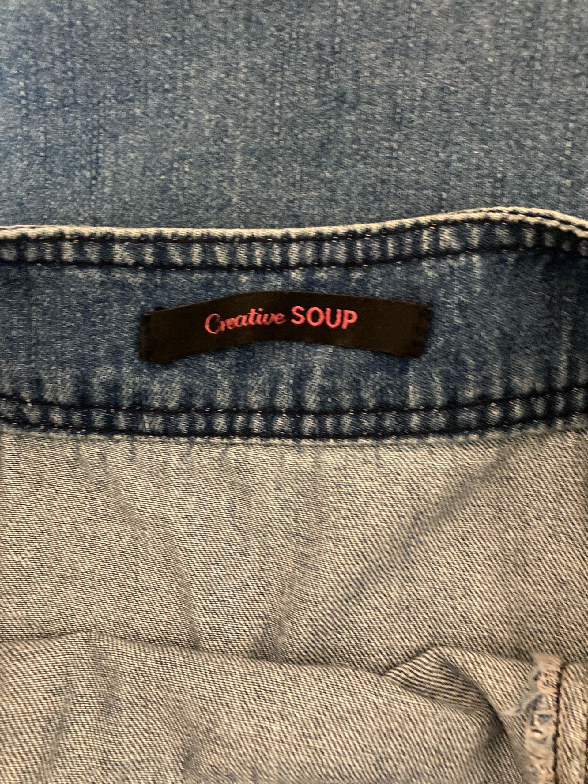 숲(SOUP) 언밸런스 데님 롱 스커트 8
