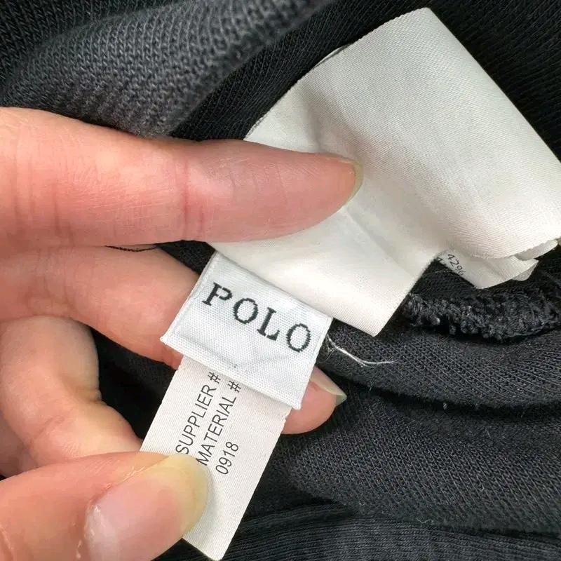 RALPH LAUREN 더블 니트 풀 지퍼 후디 블랙 6