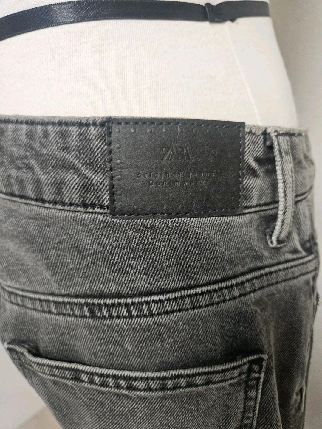ZARA 그레이 데님 팬츠 6