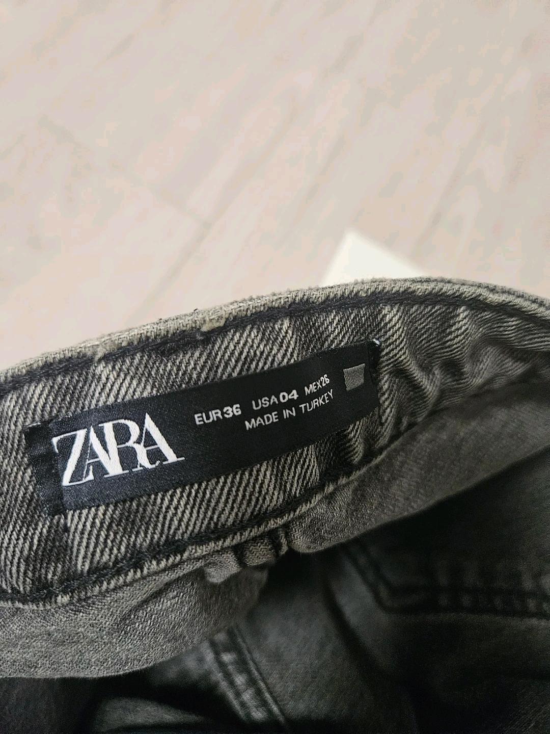 ZARA 그레이 데님 팬츠 5