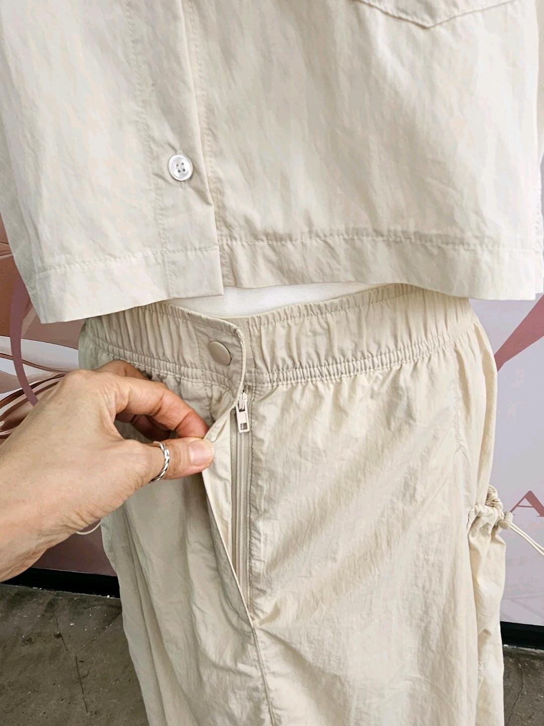 탑텐 카고 롱 스커트 베이지 L 8
