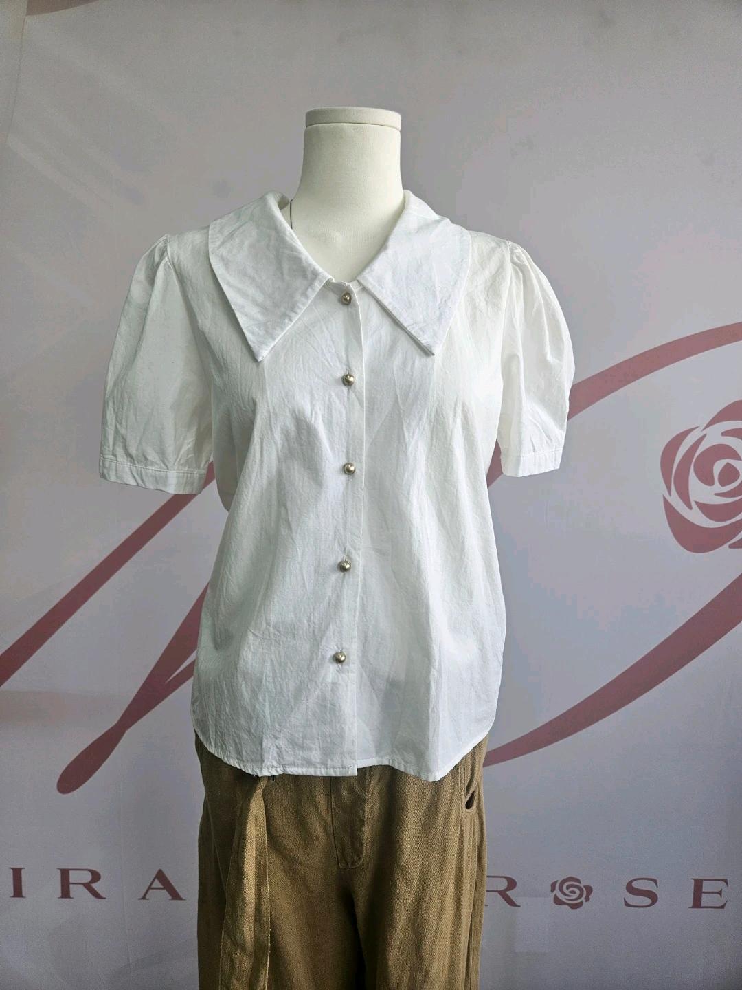 LeShop 화이트 퍼프 블라우스 2