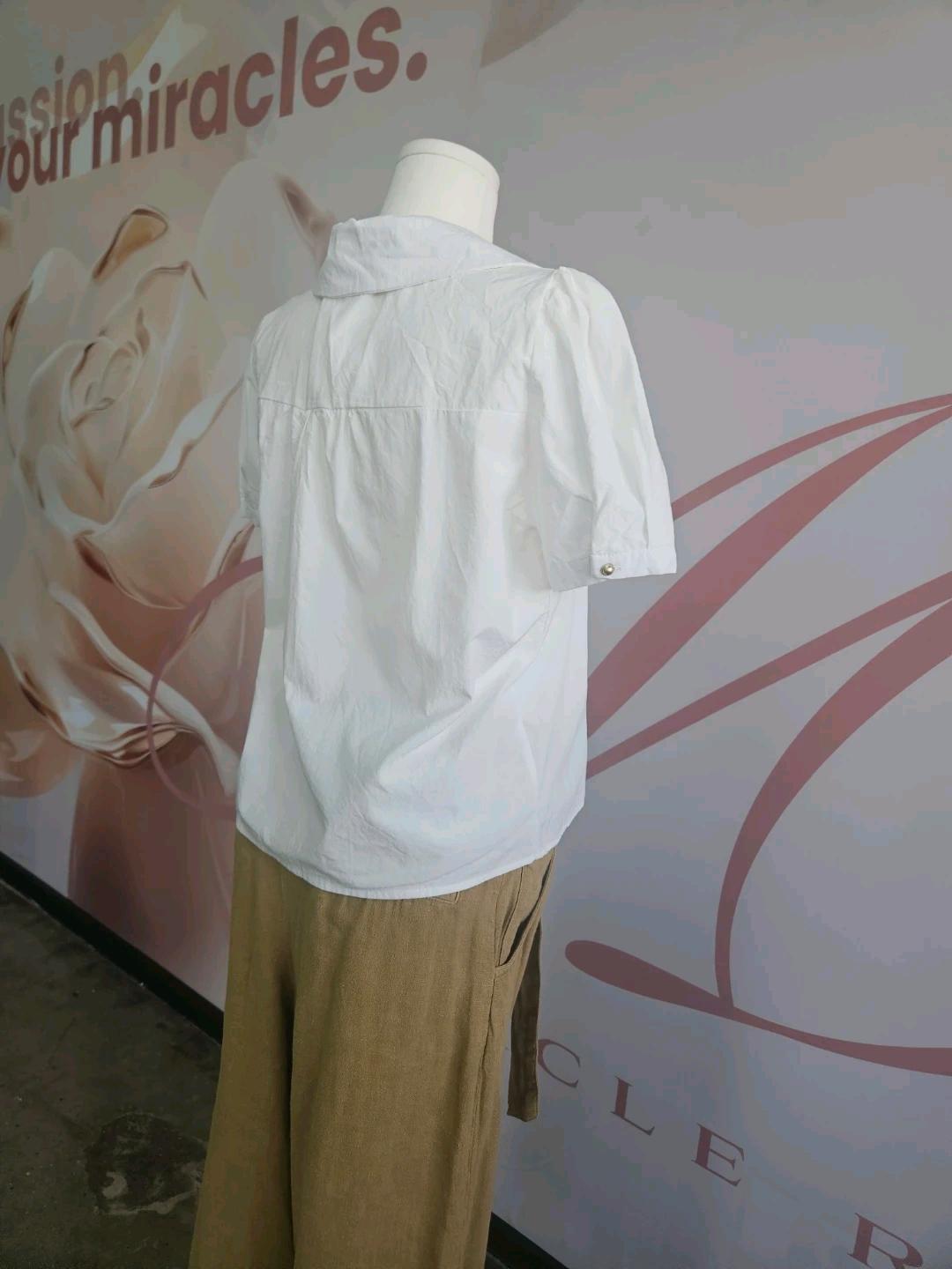 LeShop 화이트 퍼프 블라우스 3