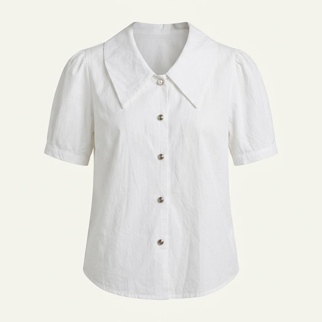 LeShop 화이트 퍼프 블라우스 1