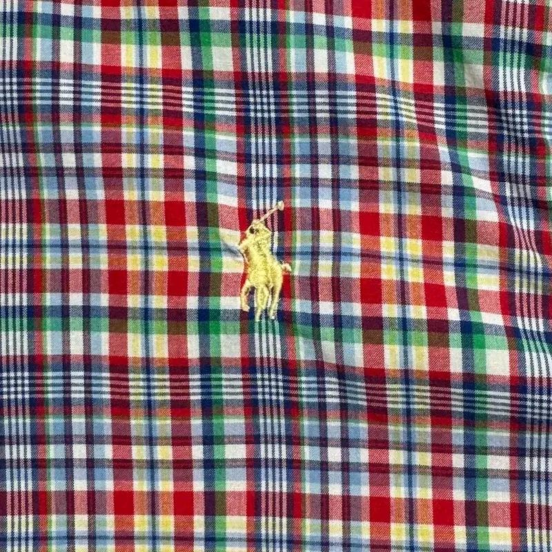 RALPH LAUREN 체크 반팔 셔츠 XL 3