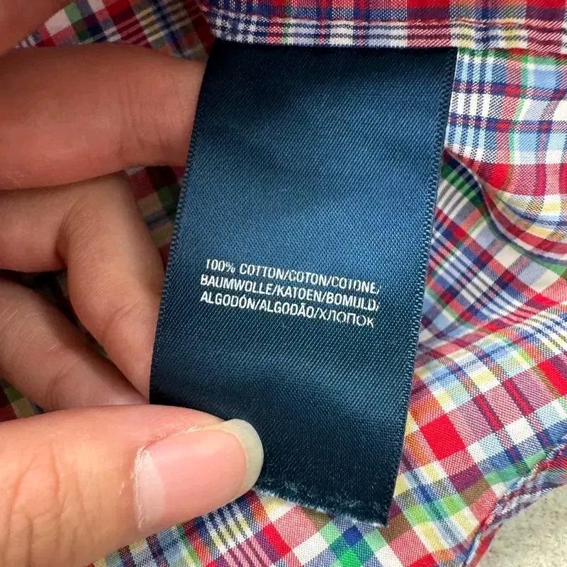 RALPH LAUREN 체크 반팔 셔츠 XL 6