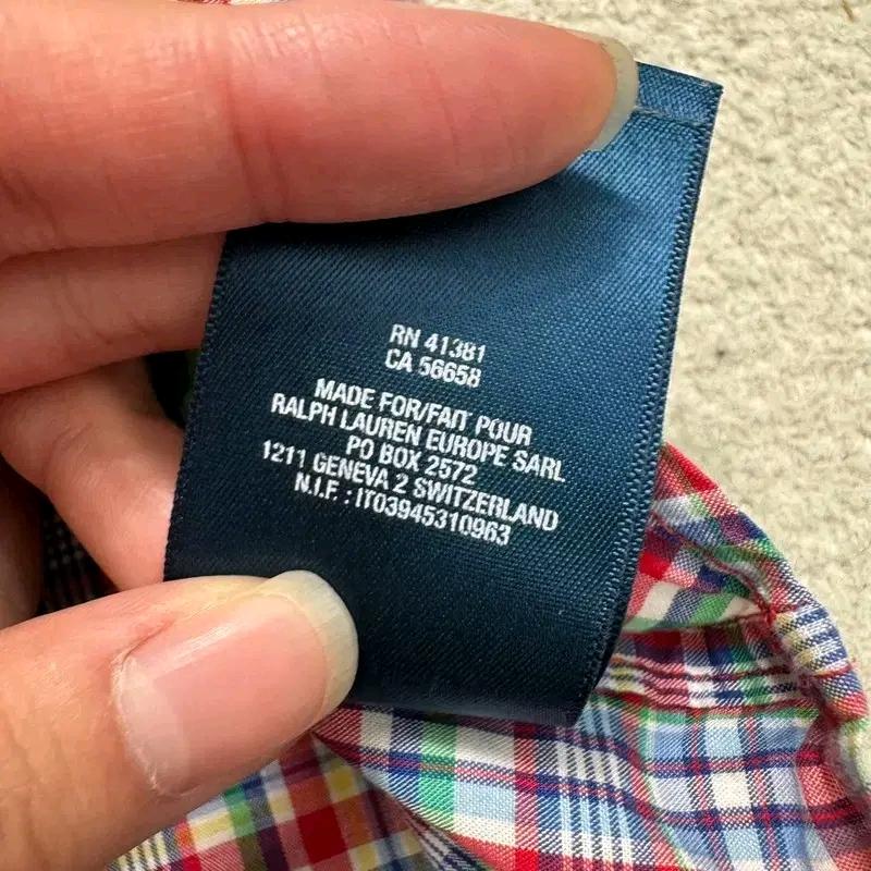 RALPH LAUREN 체크 반팔 셔츠 XL 7