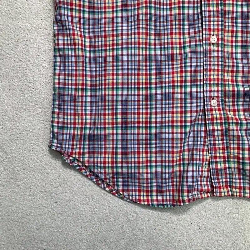 RALPH LAUREN 체크 반팔 셔츠 XL 9