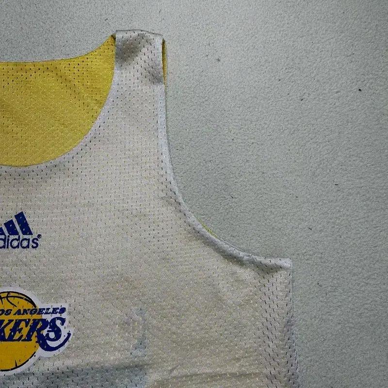 ADIDAS x NBA Lakers 리버시블 탱크탑 옐로우 L 8