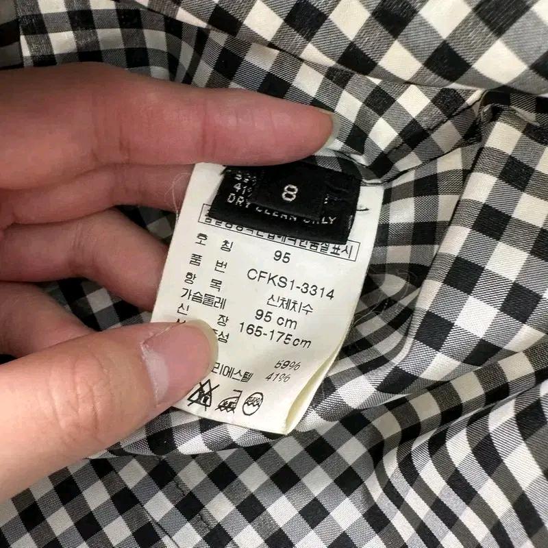 RALPH LAUREN 블랙라벨 깅엄 체크 반팔 셔츠 8 5
