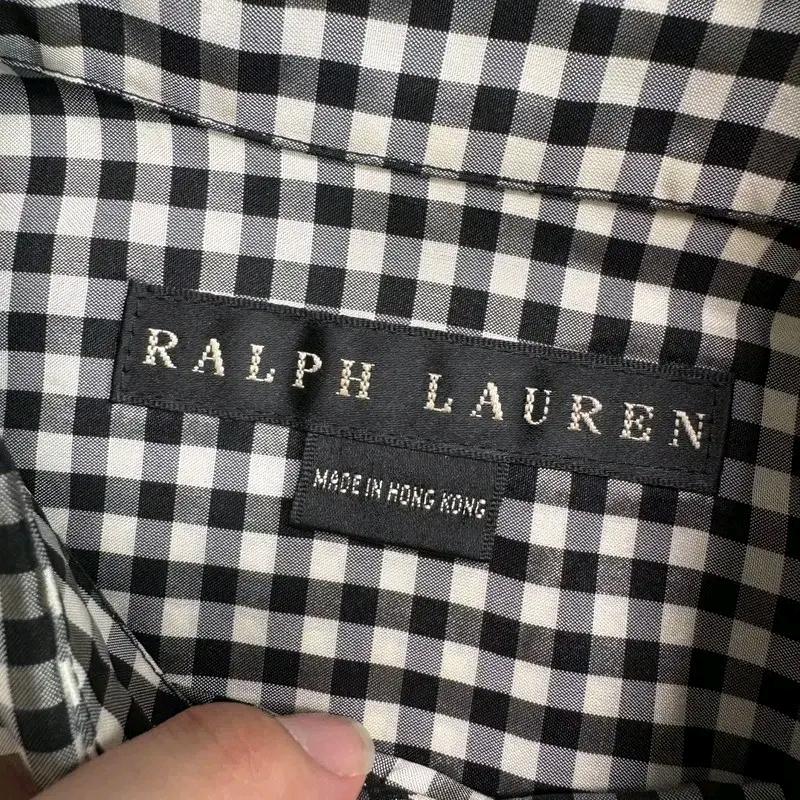 RALPH LAUREN 블랙라벨 깅엄 체크 반팔 셔츠 8 4