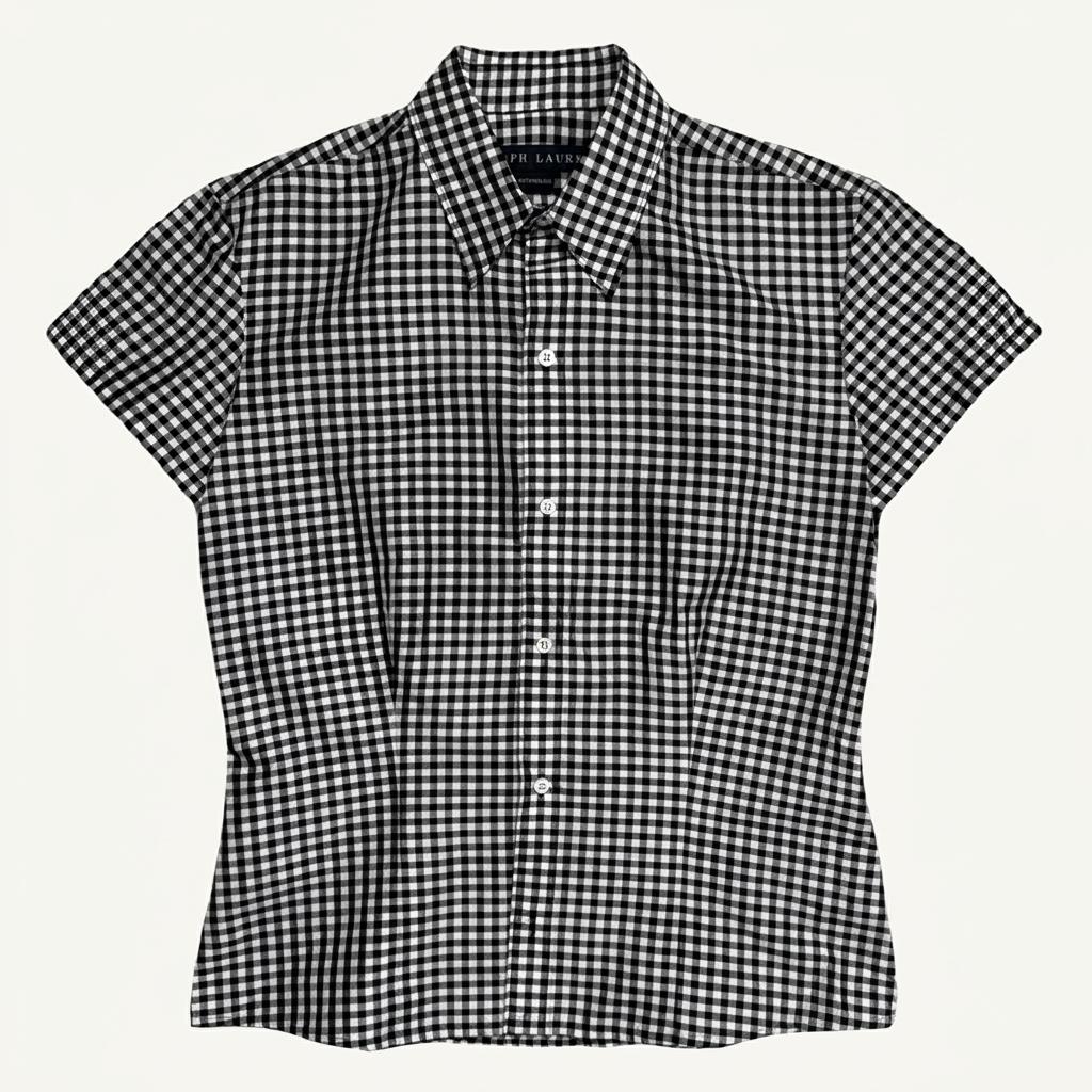 RALPH LAUREN 블랙라벨 깅엄 체크 반팔 셔츠 8 1