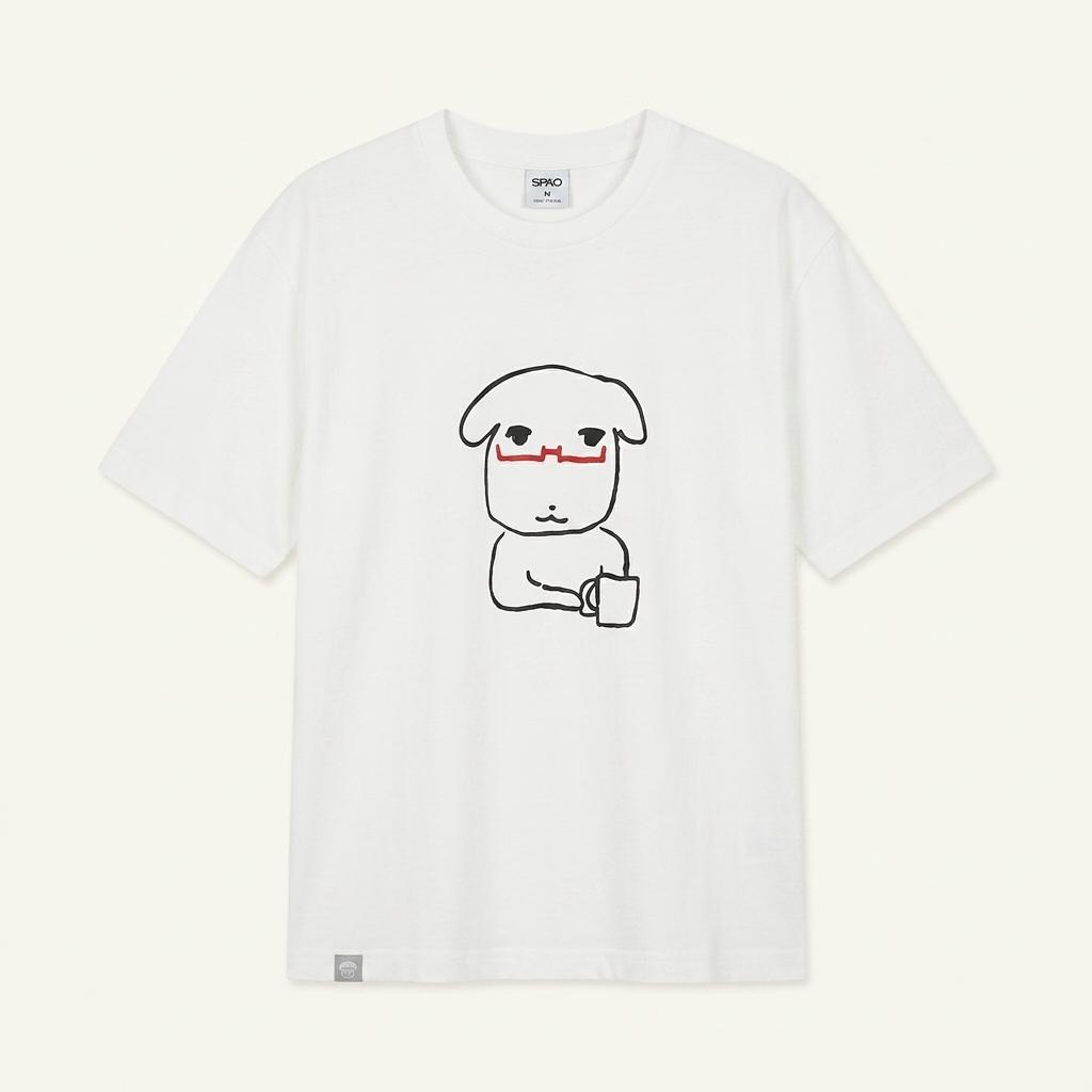 스파오 가나디 그래픽 반팔 티셔츠 1