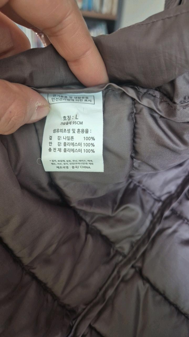 ATA 경량 퀼팅 패딩 조끼 브라운 L 3