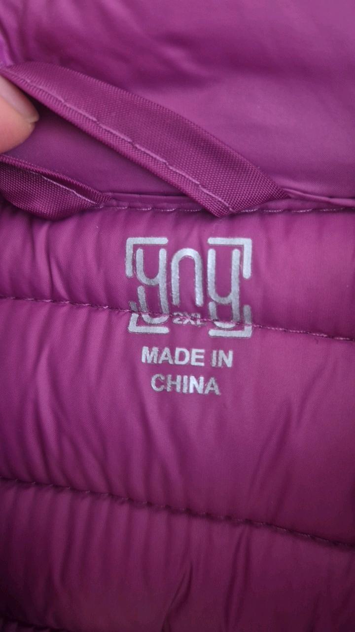 YAY AND Y 웰론 경량 패딩 점퍼 퍼플 2XL 5