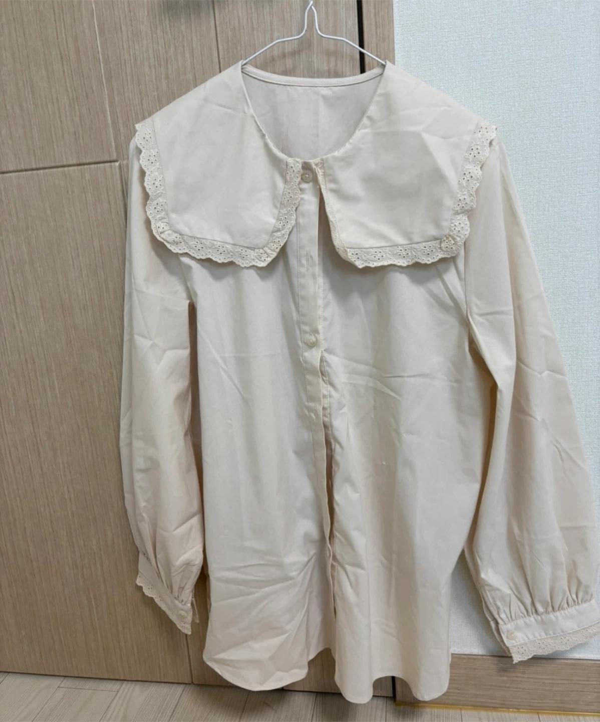 레이스 칼라 블라우스 2