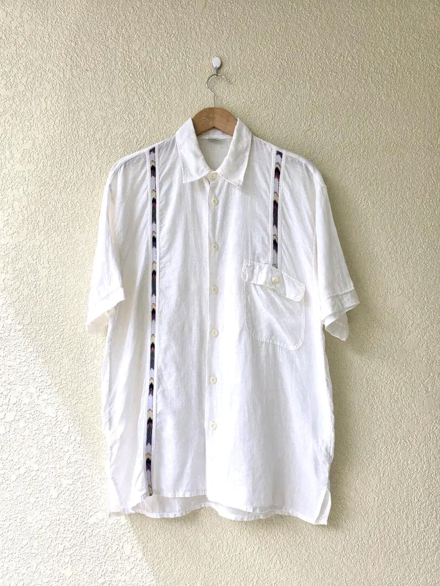 80-90s 이탈리아발 빈티지 린넨 셔츠(made in italy) 2