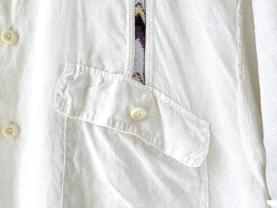 80-90s 이탈리아발 빈티지 린넨 셔츠(made in italy) 5