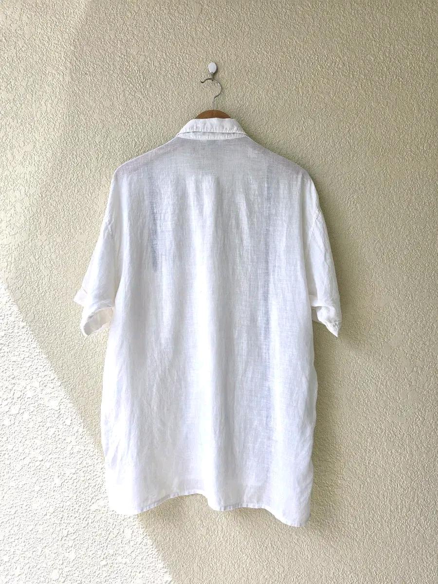 80-90s 이탈리아발 빈티지 린넨 셔츠(made in italy) 7