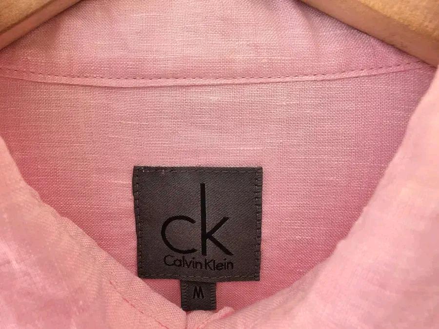 CK 핑크 리넨셔츠 6