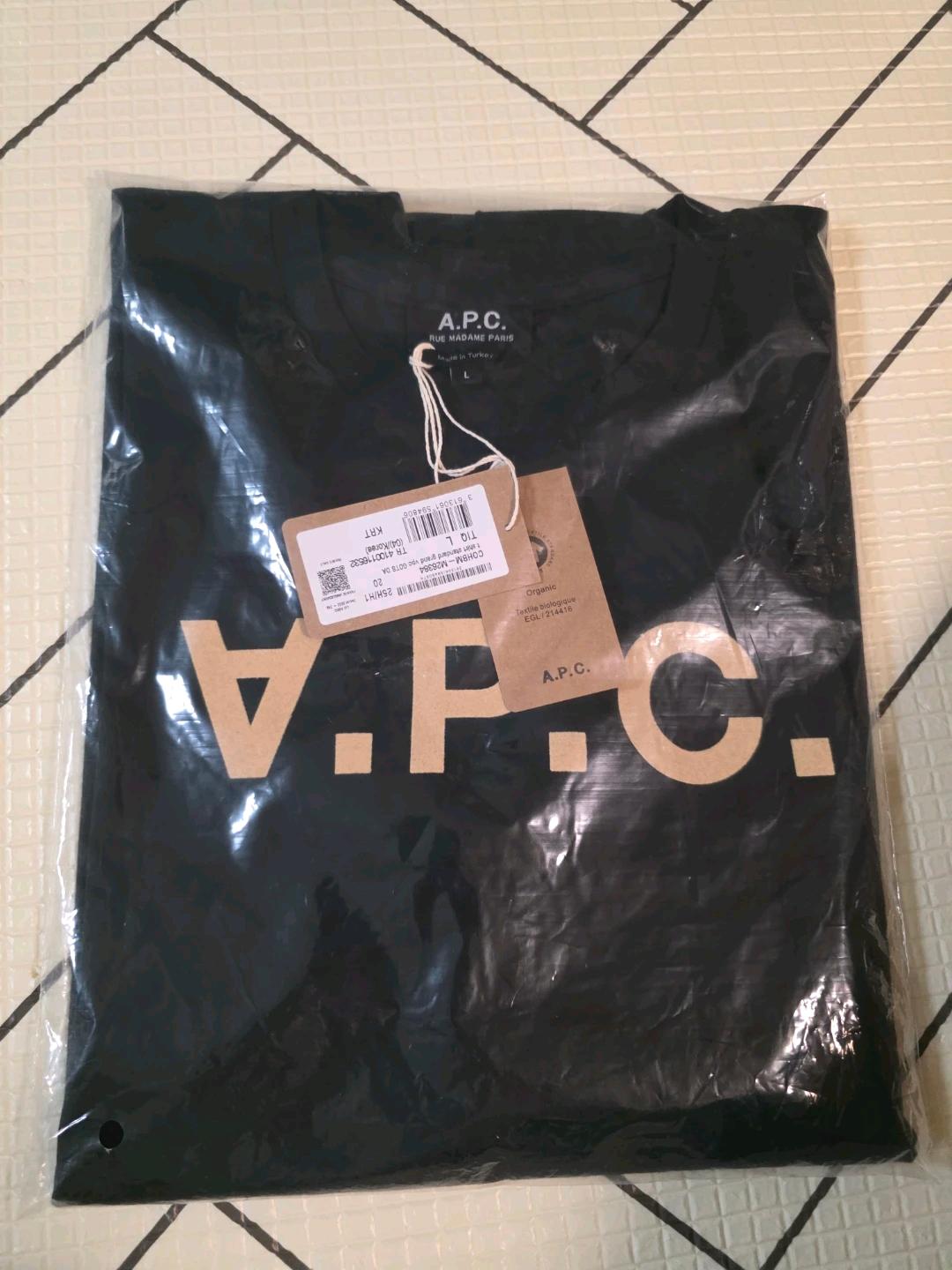A.P.C. VPC 반팔티 블랙 L 2