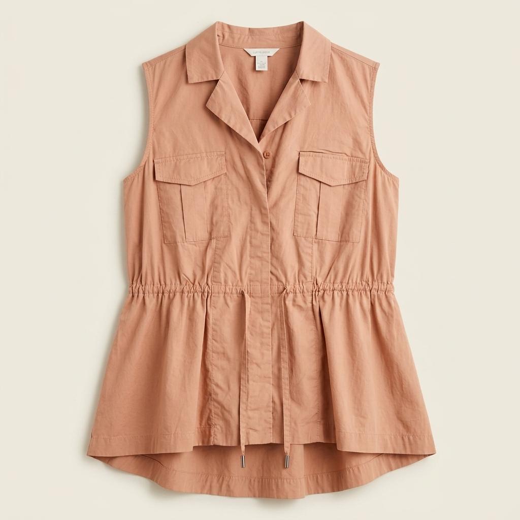 H&M 포켓 드로우스트링 민소매 셔츠 1