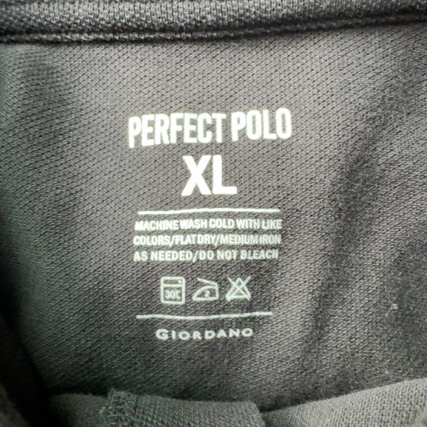 지오다노 블랙 폴로티셔츠 XL 4