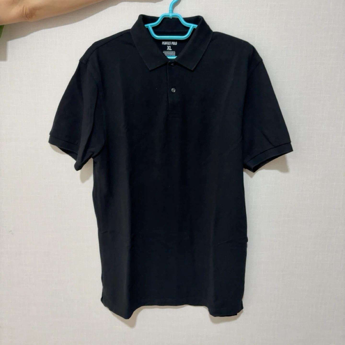 지오다노 블랙 폴로티셔츠 XL 2