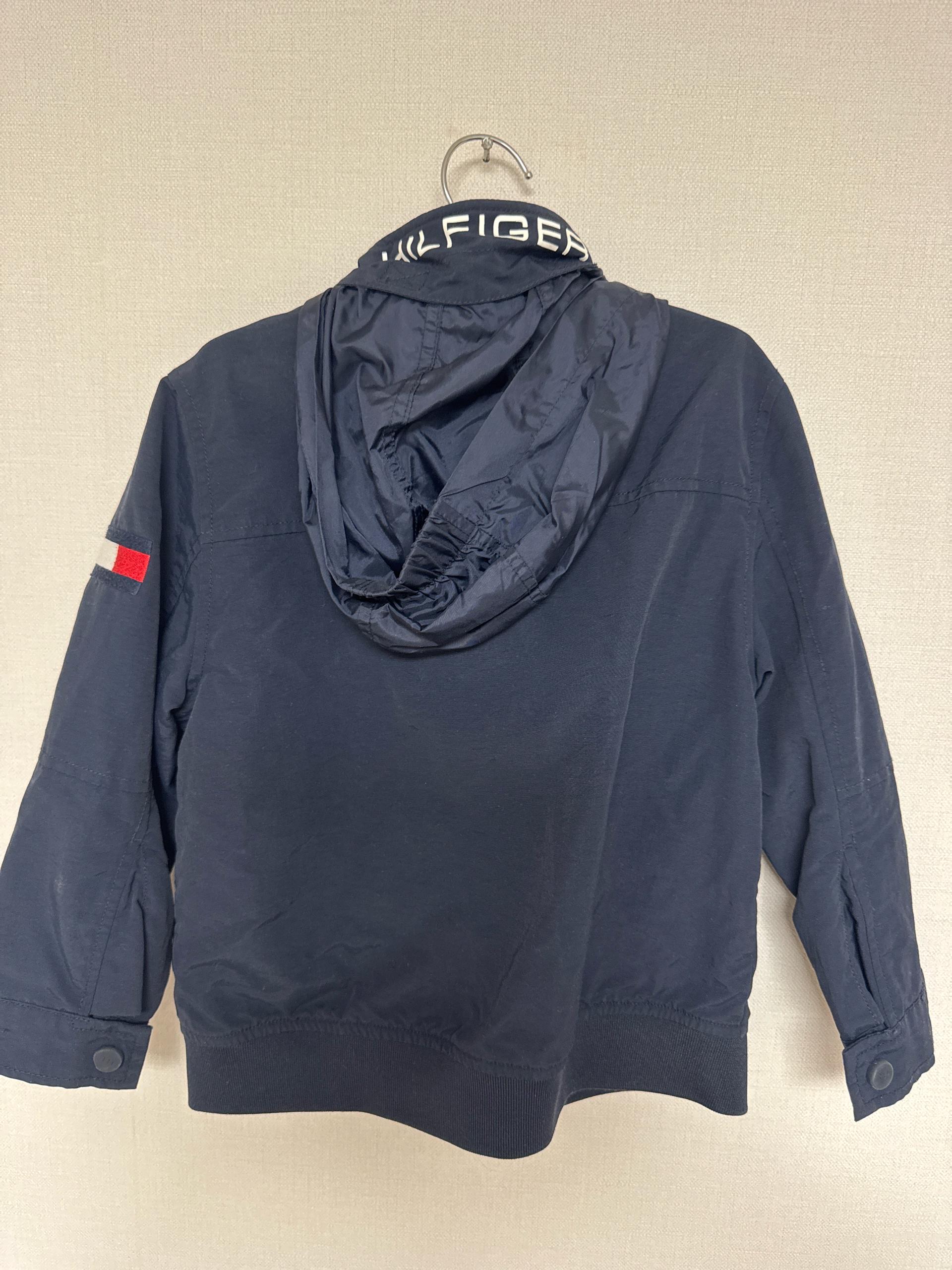 타미힐피거 키즈 로고 자수 바람막이 재킷 네이비 4