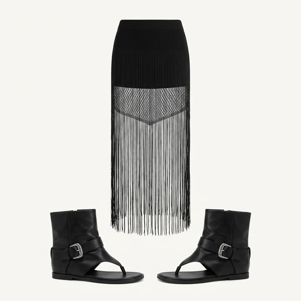 @357 Y쪼리 1.5cm 폴드오버 쪼리샌들 250 블랙-새상품 1