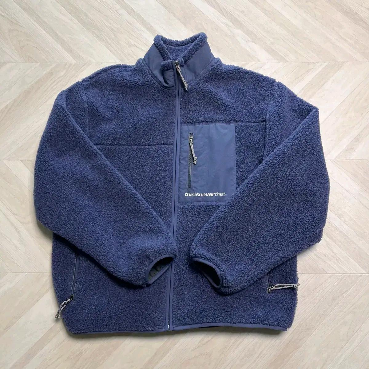 디스이즈네버댓 - Sherpa Fleece Jacket blue (XL) 3