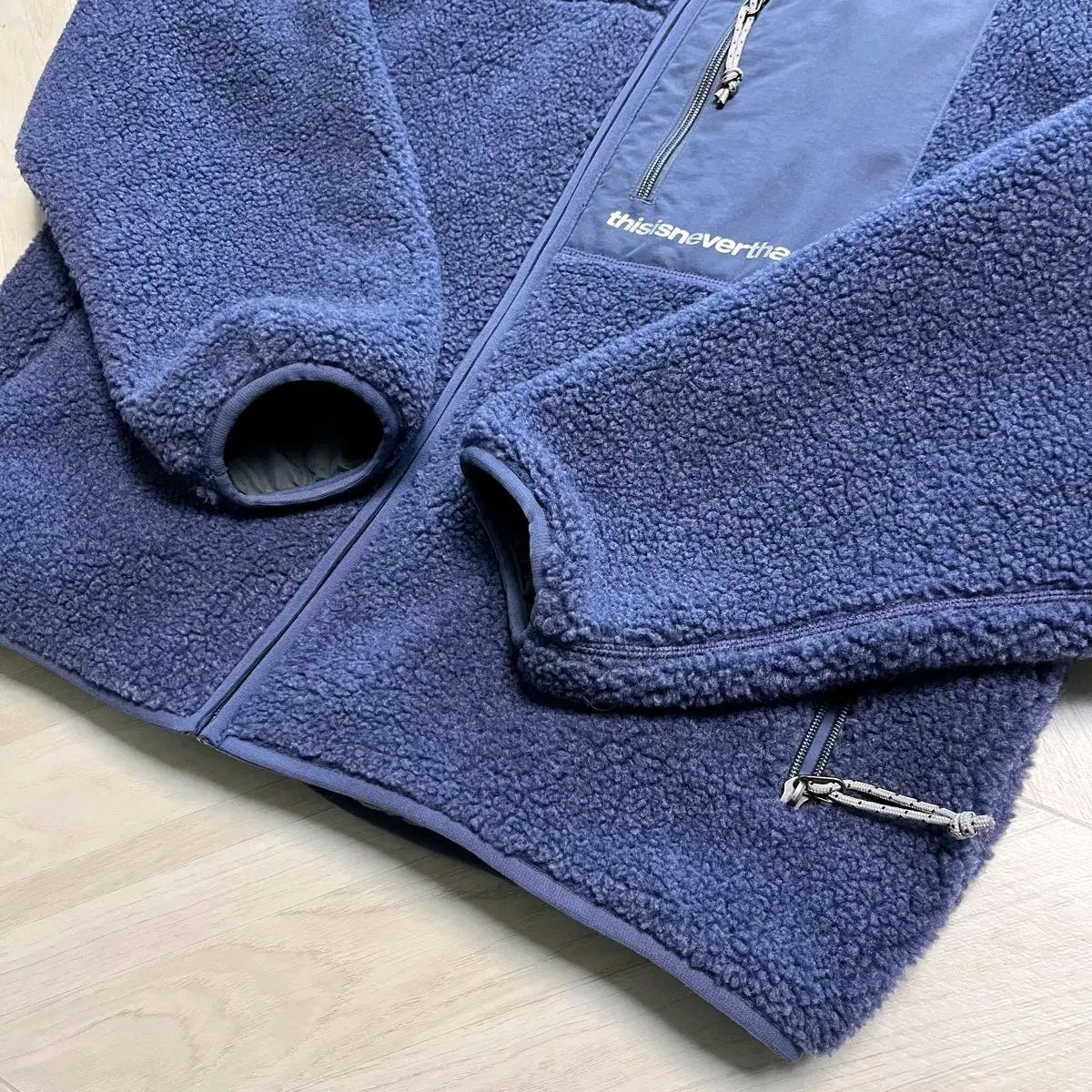 디스이즈네버댓 - Sherpa Fleece Jacket blue (XL) 6