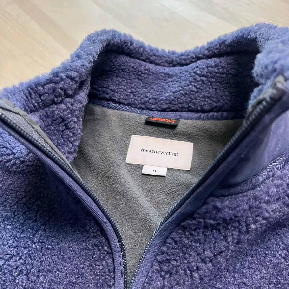디스이즈네버댓 - Sherpa Fleece Jacket blue (XL) 8