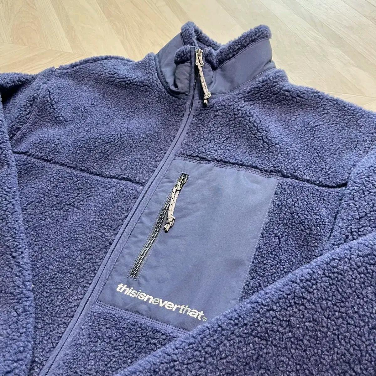 디스이즈네버댓 - Sherpa Fleece Jacket blue (XL) 5