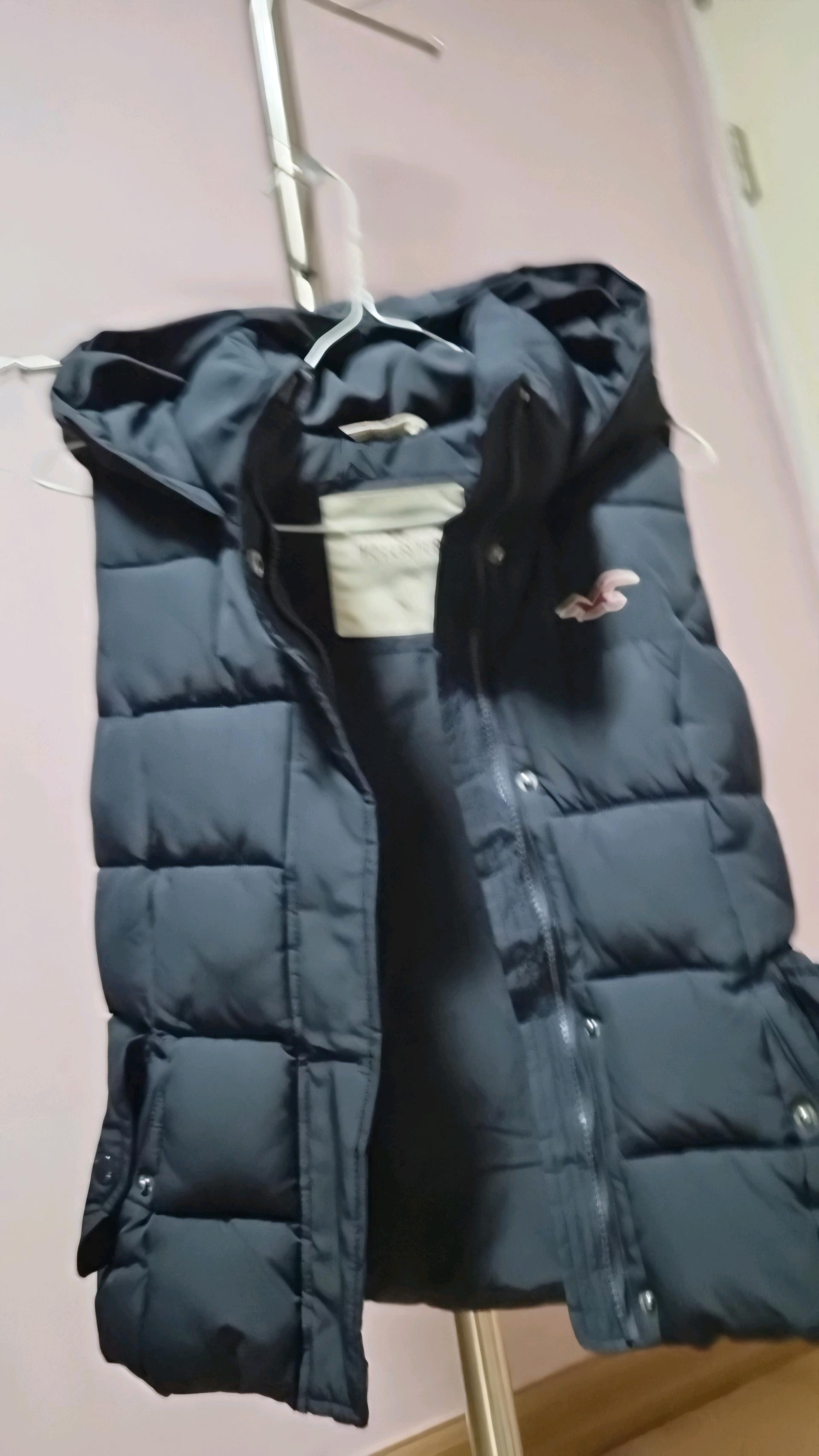 홀리스터 네이비 패딩 조끼 M 4