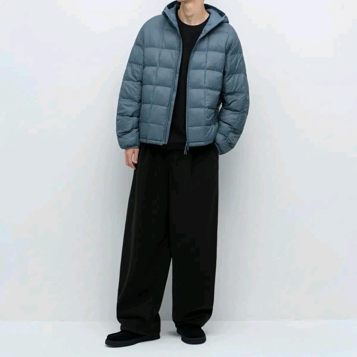 무신사스탠다드-경량 패딩 재킷 (블루그레이2XL) 4