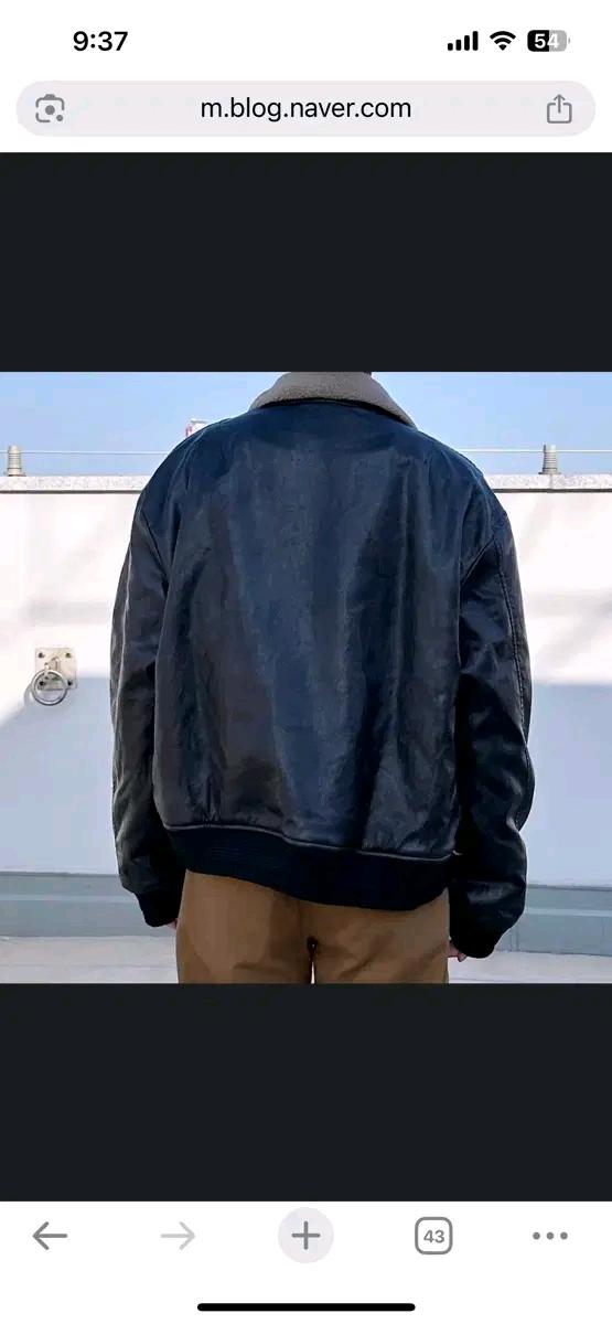 라퍼지스토어 MA-1 쉐르파 레더 무스탕 L(새상품) 11