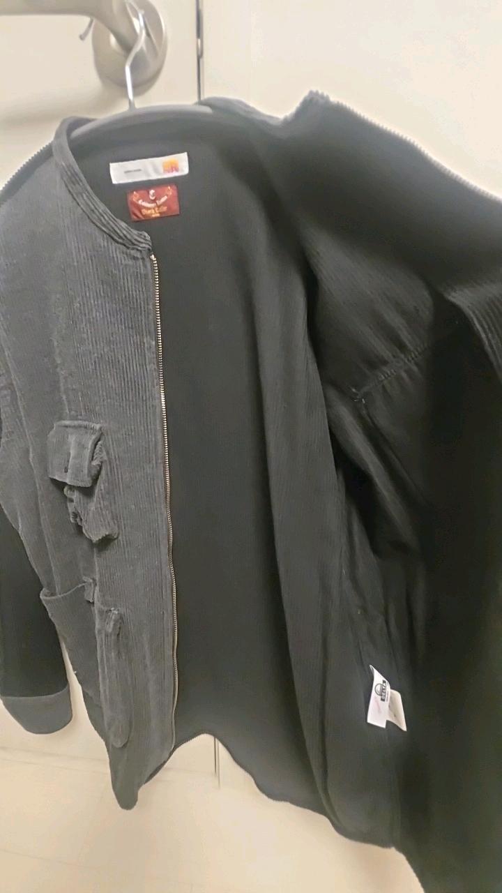 델타 코듀로이 믹스 노카라 재킷 3