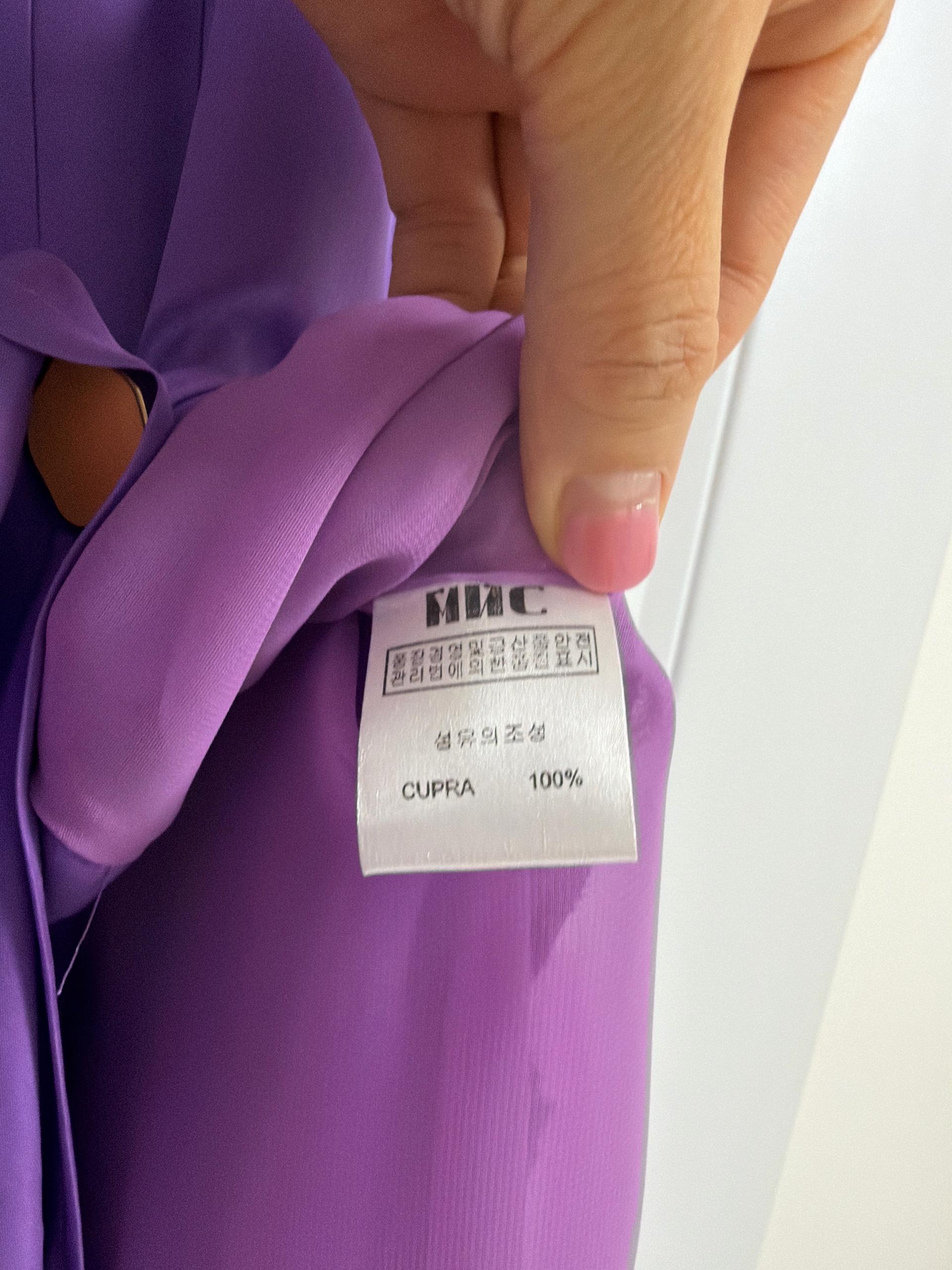 미드나잇서커스 큐프라 퍼프 롱 원피스 퍼플 6
