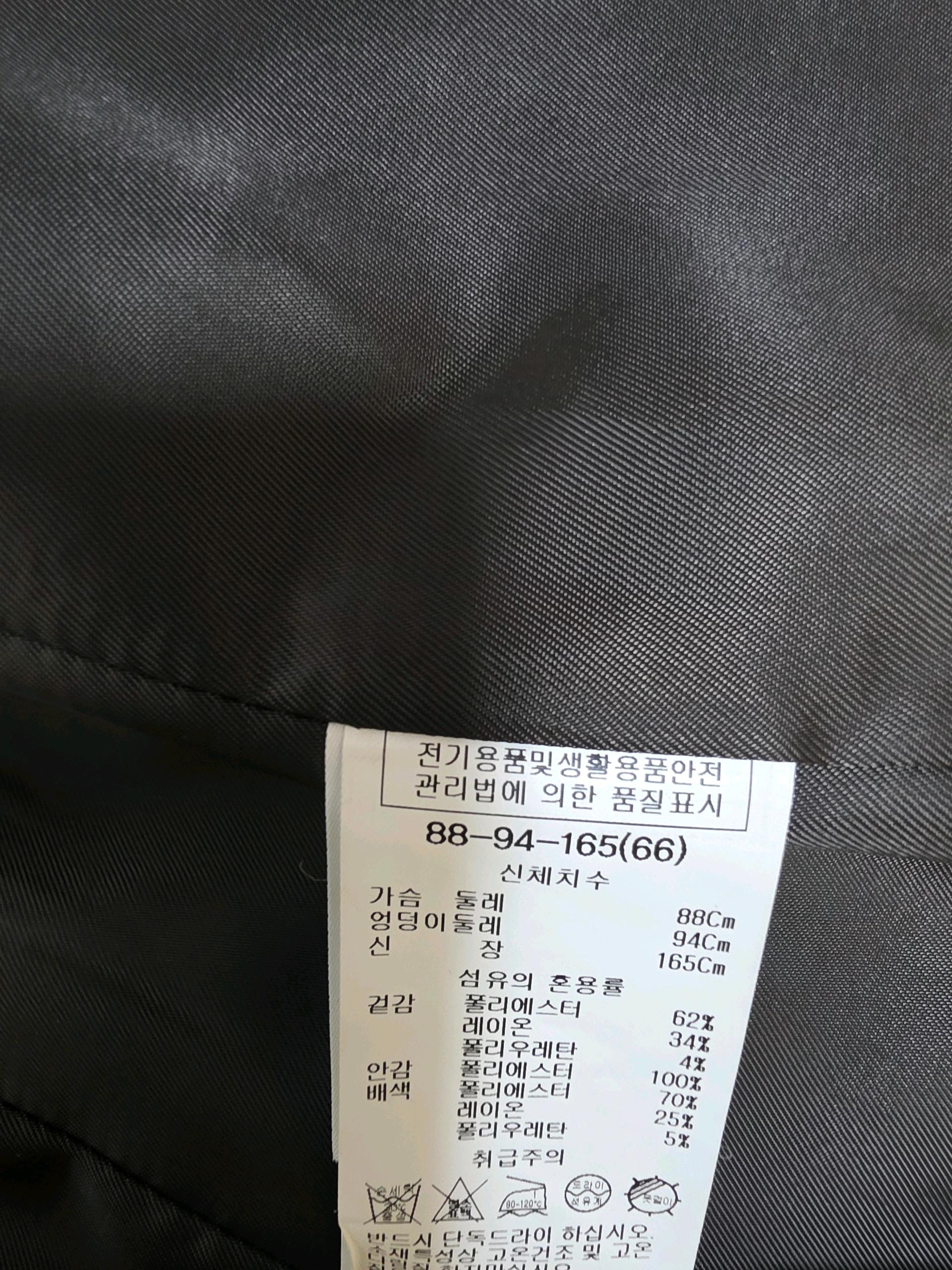 CC collect. 씨씨콜렉트 원버튼 베이직 싱글 재킷 블랙 5