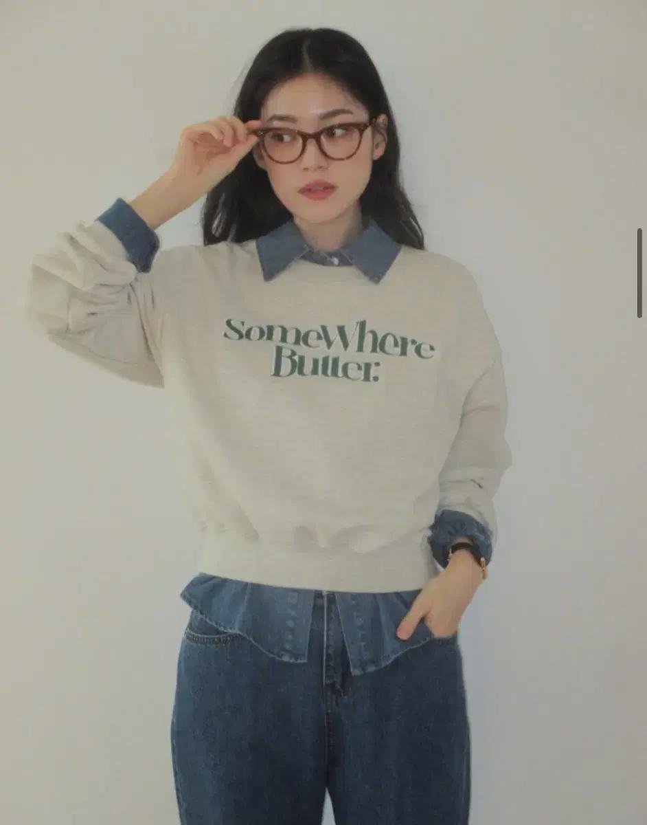 썸웨어버터 뉴 웨이브 로고 스웻셔츠 맨투맨 4